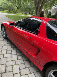 1996 Acura NSX in Formula Red over Tan