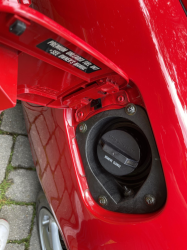 1996 Acura NSX in Formula Red over Tan