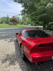 1996 Acura NSX in Formula Red over Tan