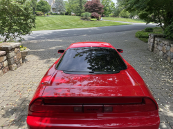 1996 Acura NSX in Formula Red over Tan