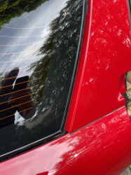 1996 Acura NSX in Formula Red over Tan