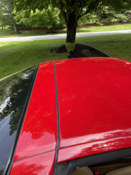 1996 Acura NSX in Formula Red over Tan