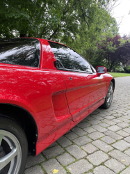 1996 Acura NSX in Formula Red over Tan