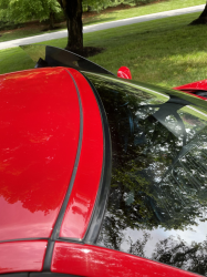 1996 Acura NSX in Formula Red over Tan