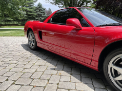1996 Acura NSX in Formula Red over Tan