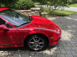 1996 Acura NSX in Formula Red over Tan