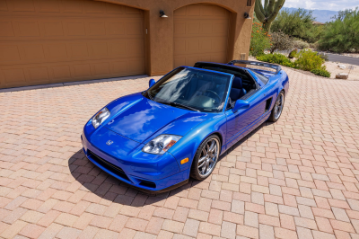 2002 Acura NSX in Long Beach Blue over Blue