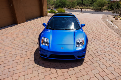 2002 Acura NSX in Long Beach Blue over Blue