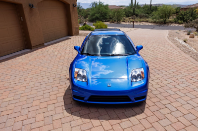 2002 Acura NSX in Long Beach Blue over Blue