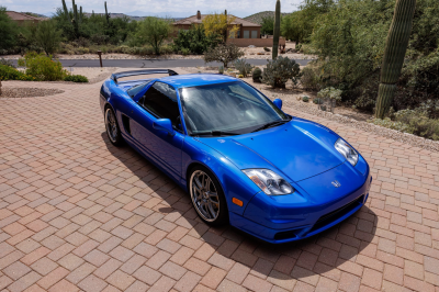 2002 Acura NSX in Long Beach Blue over Blue