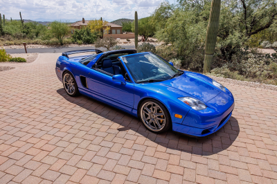 2002 Acura NSX in Long Beach Blue over Blue