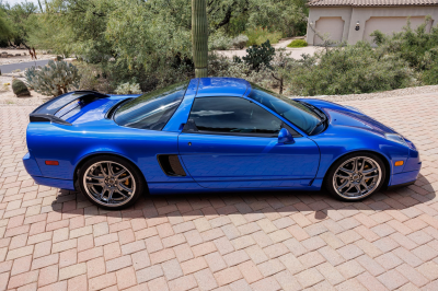 2002 Acura NSX in Long Beach Blue over Blue