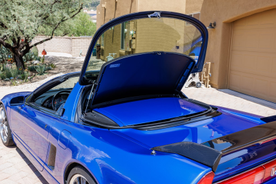 2002 Acura NSX in Long Beach Blue over Blue