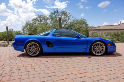 2002 Acura NSX in Long Beach Blue over Blue