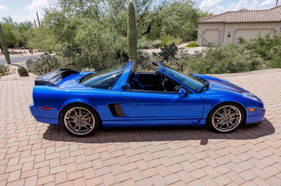 2002 Acura NSX in Long Beach Blue over Blue
