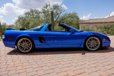 2002 Acura NSX in Long Beach Blue over Blue
