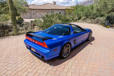 2002 Acura NSX in Long Beach Blue over Blue