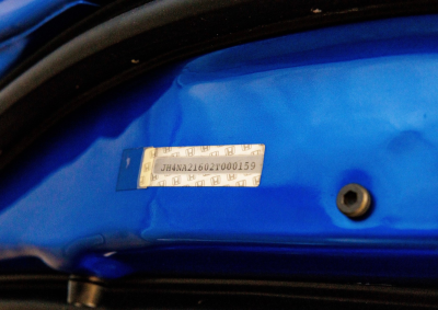 2002 Acura NSX in Long Beach Blue over Blue
