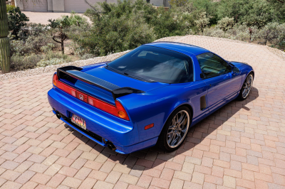 2002 Acura NSX in Long Beach Blue over Blue