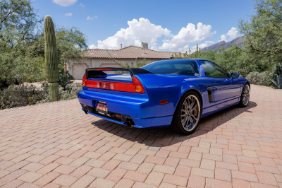 2002 Acura NSX in Long Beach Blue over Blue