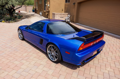 2002 Acura NSX in Long Beach Blue over Blue