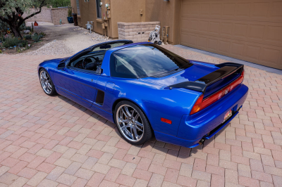 2002 Acura NSX in Long Beach Blue over Blue