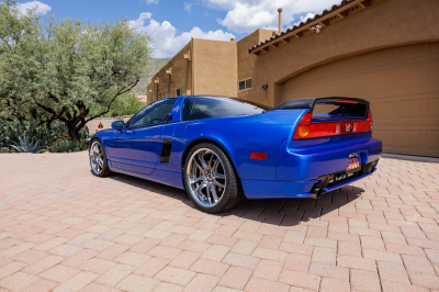 2002 Acura NSX in Long Beach Blue over Blue