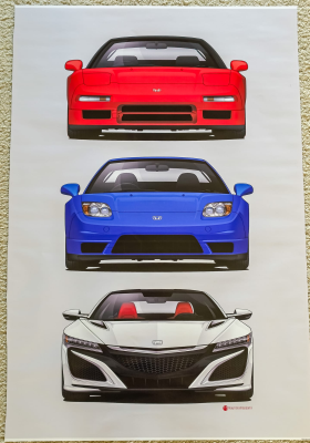 2002 Acura NSX in Long Beach Blue over Blue