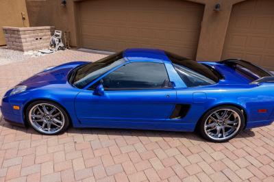 2002 Acura NSX in Long Beach Blue over Blue