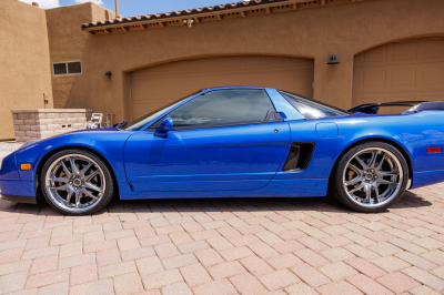 2002 Acura NSX in Long Beach Blue over Blue