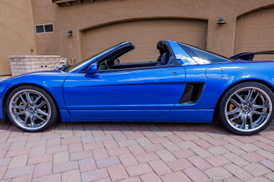 2002 Acura NSX in Long Beach Blue over Blue