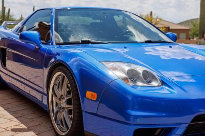 2002 Acura NSX in Long Beach Blue over Blue