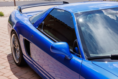 2002 Acura NSX in Long Beach Blue over Blue