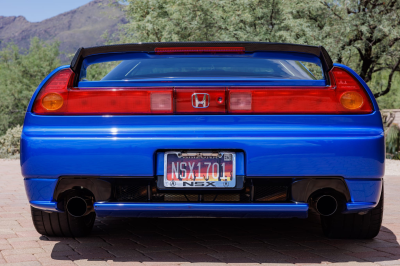 2002 Acura NSX in Long Beach Blue over Blue