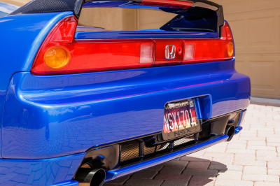 2002 Acura NSX in Long Beach Blue over Blue