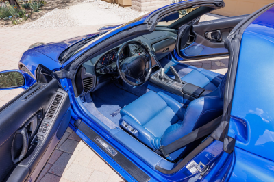 2002 Acura NSX in Long Beach Blue over Blue