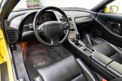 2000 Acura NSX in Spa Yellow over Black