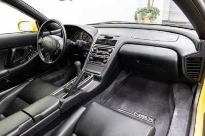 2000 Acura NSX in Spa Yellow over Black