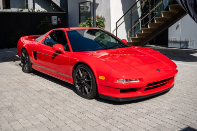1998 Acura NSX in Formula Red over Black