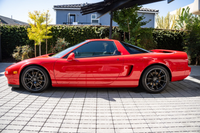 1998 Acura NSX in Formula Red over Black