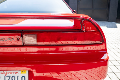 1998 Acura NSX in Formula Red over Black
