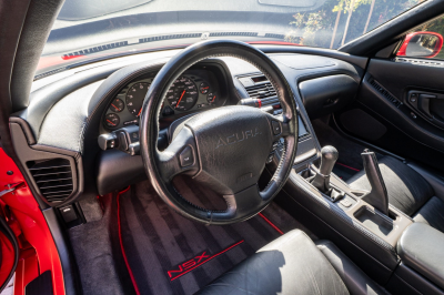 1998 Acura NSX in Formula Red over Black