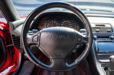 1998 Acura NSX in Formula Red over Black