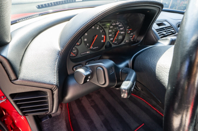1998 Acura NSX in Formula Red over Black