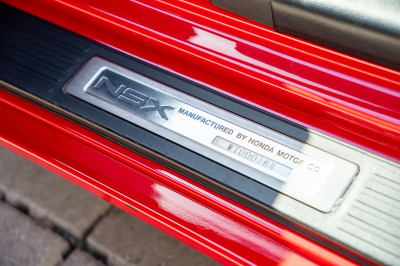 1998 Acura NSX in Formula Red over Black