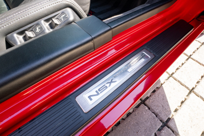 1998 Acura NSX in Formula Red over Black