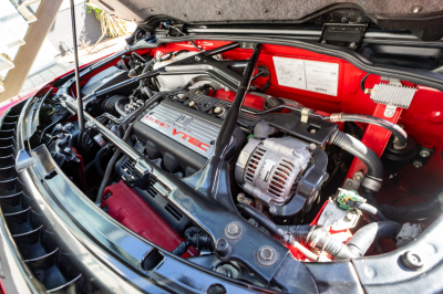 1998 Acura NSX in Formula Red over Black