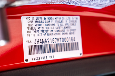 1998 Acura NSX in Formula Red over Black