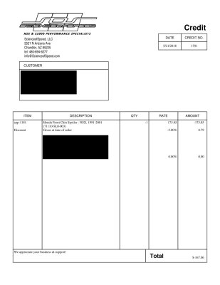 1998 Acura NSX in Formula Red over Black