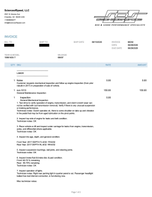 1998 Acura NSX in Formula Red over Black